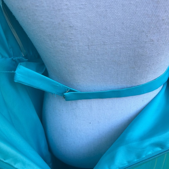 Sequin strapless mermaid gown L - Picture 5 of 10